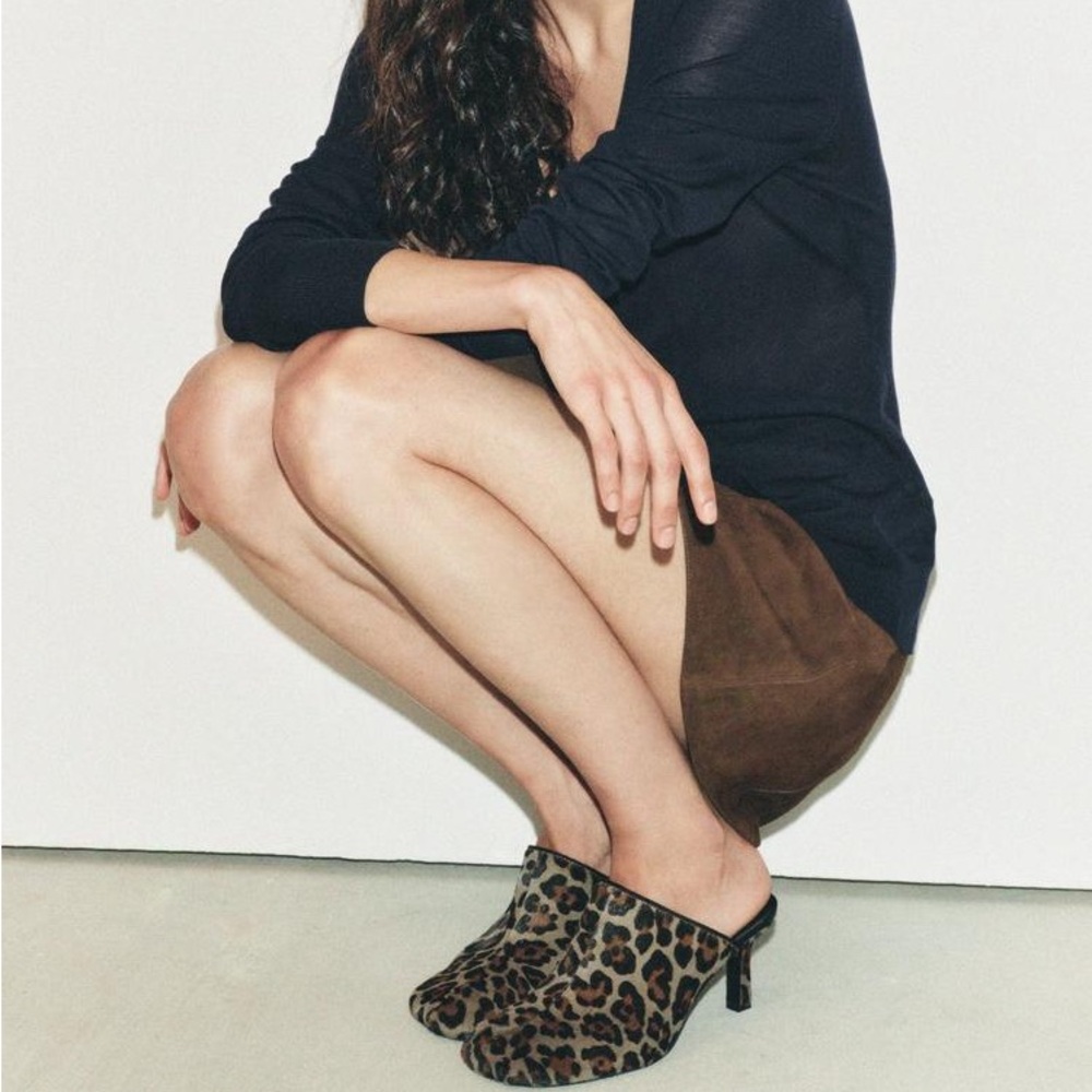 ZARA Leather Mules